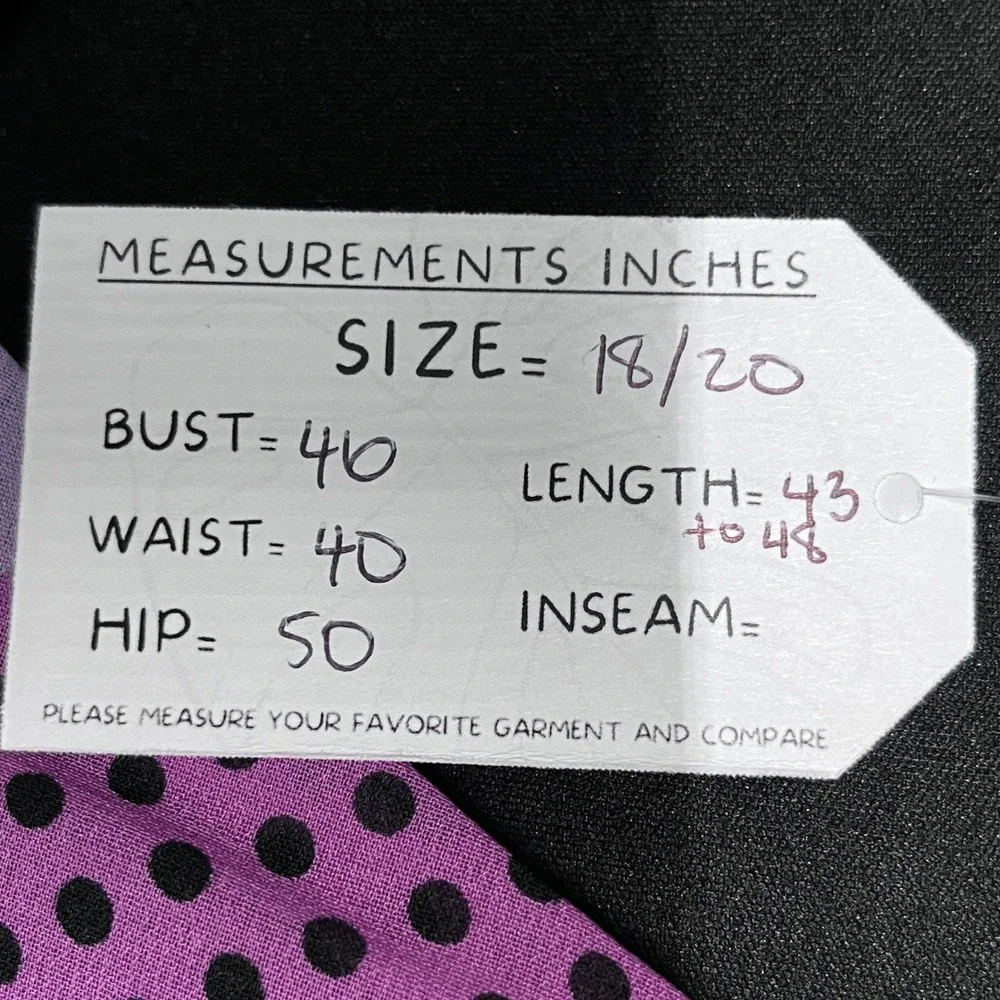 Ashley Stewart Dress Size 18/20 Pink Geometric Chevron High-Low V-Neck Boho 3778 - Picture 7 of 7